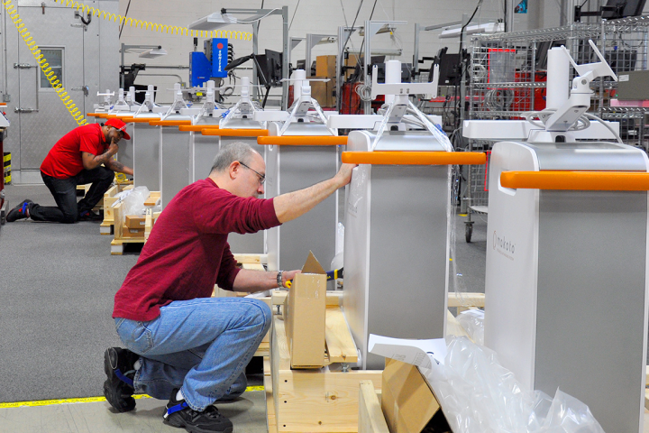 Precision equipment used during a domestic contract manufacturing transition to ensure OEM quality standards